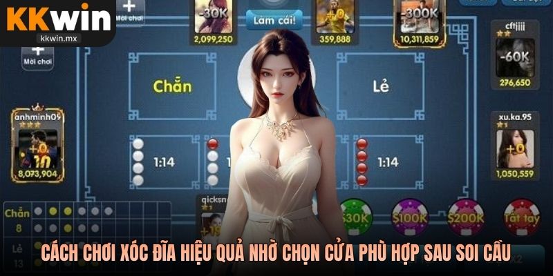Cách chơi xóc đĩa hiệu quả nhờ chọn cửa phù hợp sau soi cầu