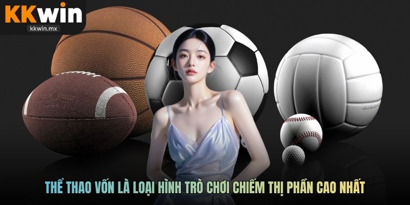 Thể thao vốn là loại hình trò chơi chiếm thị phần cao nhất